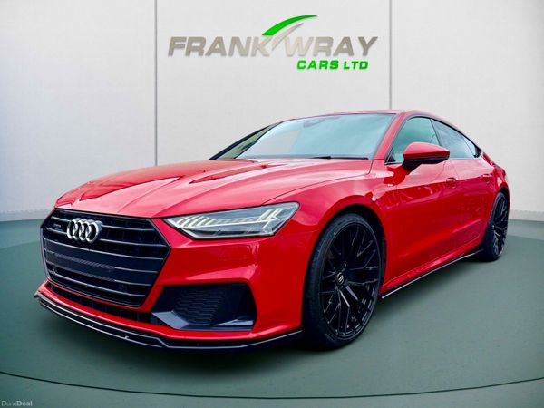 Audi A7 Hatchback, Diesel Hybrid, 2022, Red