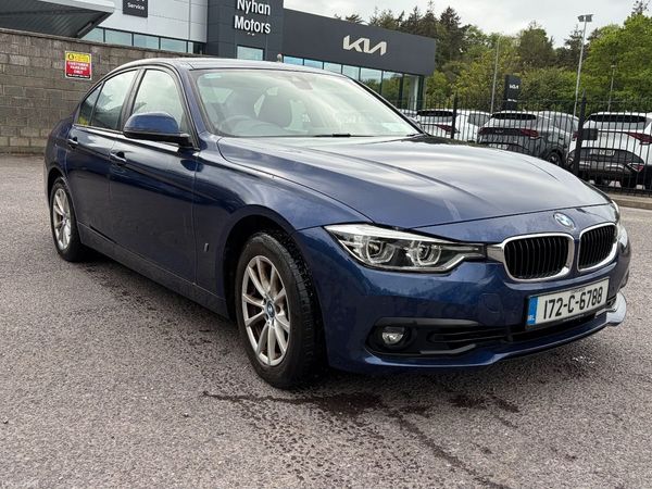 BMW 3-Series Saloon, Petrol Plug-in Hybrid, 2017, Blue
