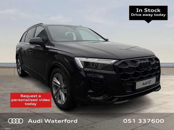 Audi Q7 SUV, Petrol Plug-in Hybrid, 2026, Black