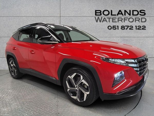 Hyundai Tucson SUV, Petrol Hybrid, 2022, Red