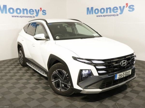 Hyundai Tucson SUV, Petrol Hybrid, 2025, White