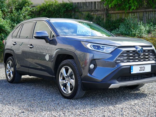 Toyota RAV4 SUV, Petrol Hybrid, 2021, Grey