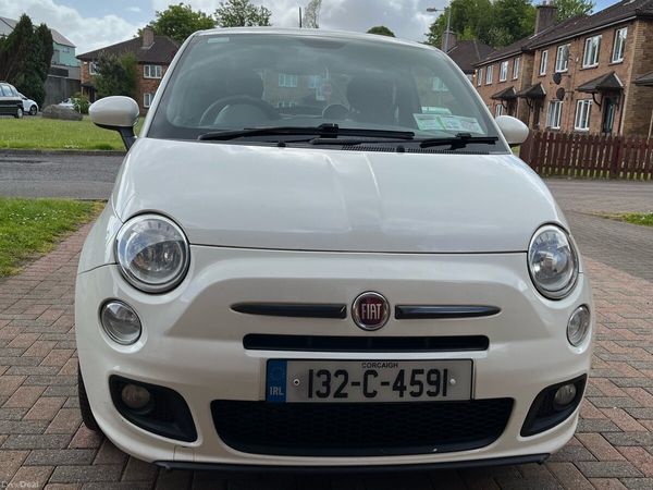 Fiat 500 Hatchback, Diesel, 2013, White