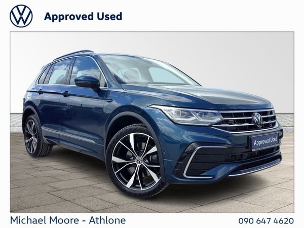 Volkswagen Tiguan SUV, Petrol Plug-in Hybrid, 2024, Blue
