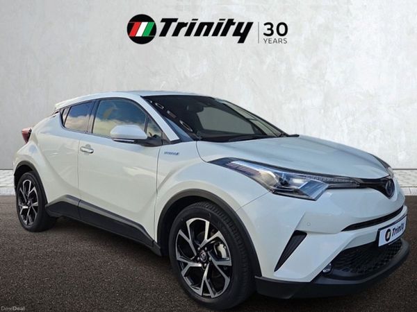 Toyota C-HR SUV, Petrol Hybrid, 2019, White