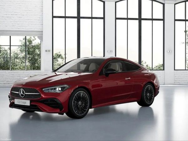 Mercedes-Benz CLE Coupe, Petrol, 2026, Red