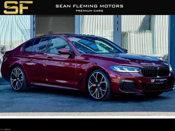 BMW 5-Series Saloon, Diesel, 2022, Red
