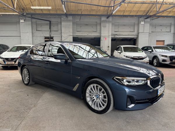 BMW 5-Series Saloon, Petrol Plug-in Hybrid, 2023, Blue