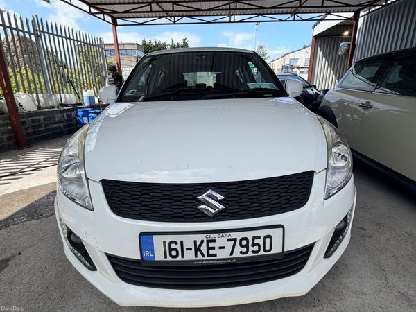Suzuki Swift Hatchback, Petrol, 2016, White