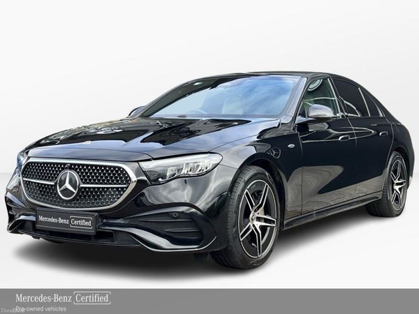 Mercedes-Benz E-Class Saloon, Diesel Plug-in Hybrid, 2025, Black