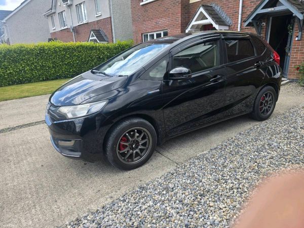 Honda Fit Hatchback, Petrol Hybrid, 2015, Black
