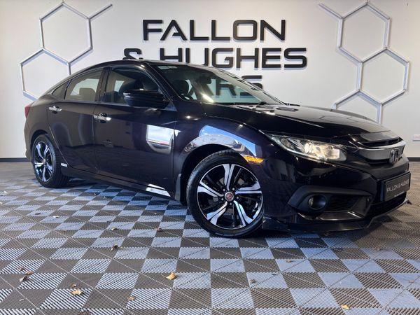 Honda Civic Saloon, Petrol, 2019, Black