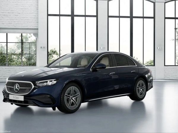 Mercedes-Benz E-Class Saloon, Petrol Plug-in Hybrid, 2026, Blue