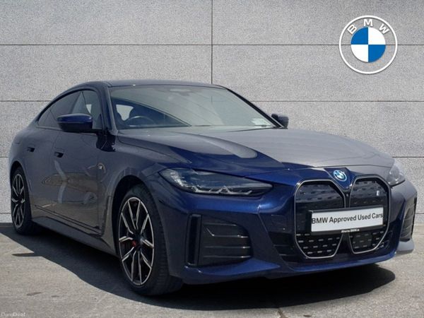 BMW i4 Saloon, Electric, 2023, Blue