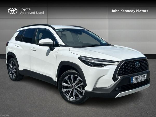 Toyota Corolla Cross SUV, Petrol Hybrid, 2024, White