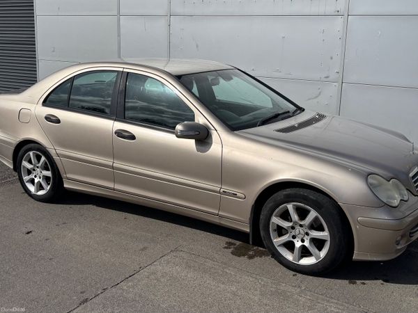 Mercedes-Benz C-Class Saloon, Petrol, 2005, Beige