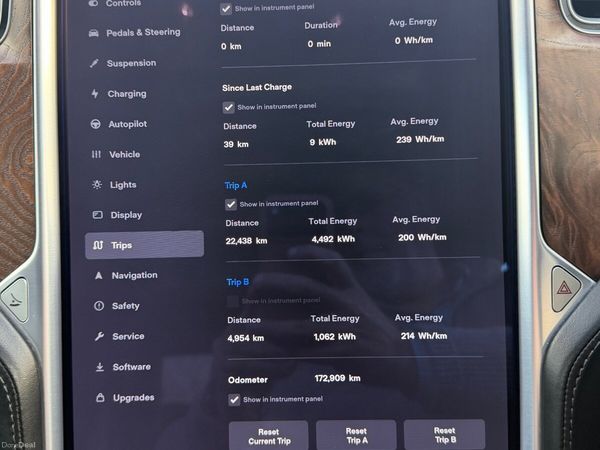 Tesla Model S Hatchback, Electric, 2018, Blue