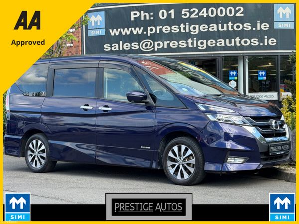 Nissan Serena MPV, Petrol Hybrid, 2019, Blue