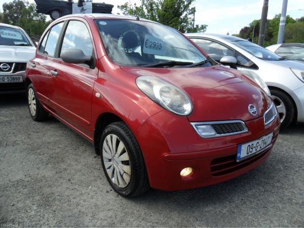 Nissan Micra Hatchback, Petrol, 2009, Red