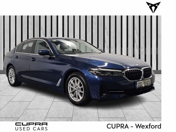 BMW 5-Series Saloon, Diesel, 2022, Blue