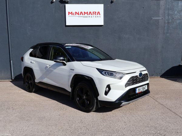 Toyota RAV4 SUV, Petrol Hybrid, 2019, White
