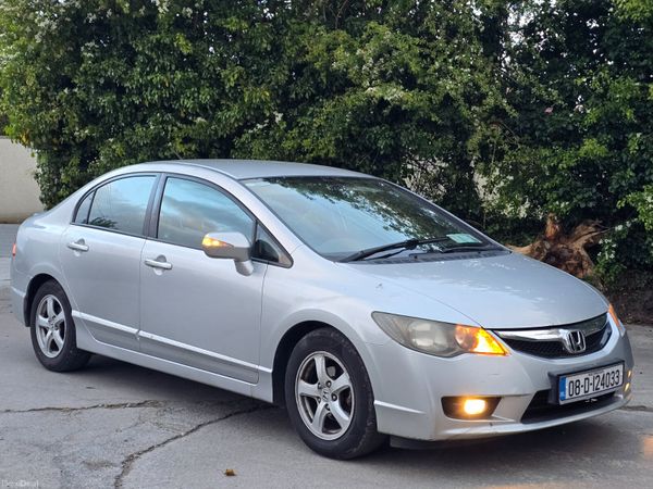 Honda Civic Saloon, Petrol Hybrid, 2008, Silver