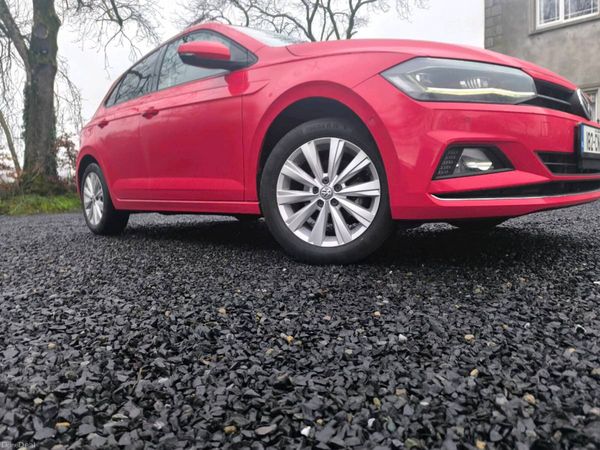 Volkswagen Polo Hatchback, Petrol, 2018, Red