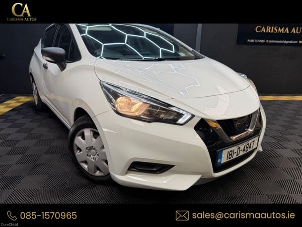 Nissan Micra Hatchback, Petrol, 2018, White