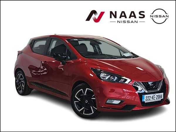 Nissan Micra Hatchback, Petrol, 2022, Red