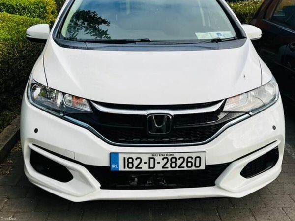 Honda Fit Hatchback, Petrol Hybrid, 2018, White