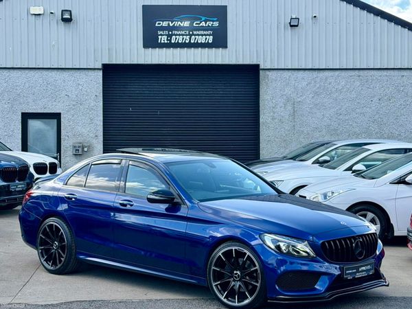 Mercedes-Benz C-Class Saloon, Diesel, 2017, Blue