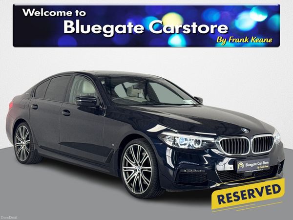 BMW 5-Series Saloon, Petrol Plug-in Hybrid, 2018, Black