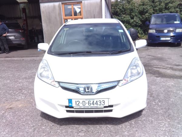Honda Fit Hatchback, Petrol Hybrid, 2012, White