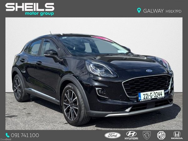 Ford Puma MPV, Petrol Hybrid, 2022, Black