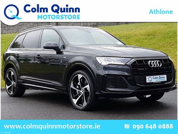 Audi Q7 SUV, Petrol Plug-in Hybrid, 2023, Black