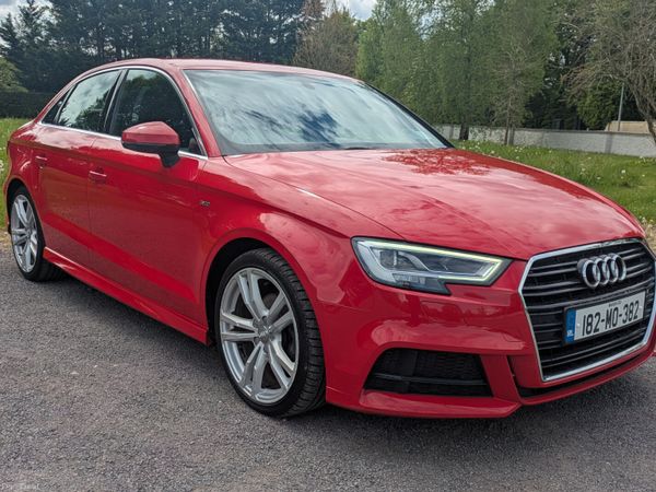 Audi A3 Saloon, Diesel, 2018, Red