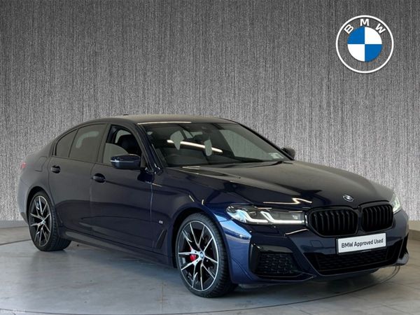 BMW 5-Series Saloon, Diesel, 2020, Blue