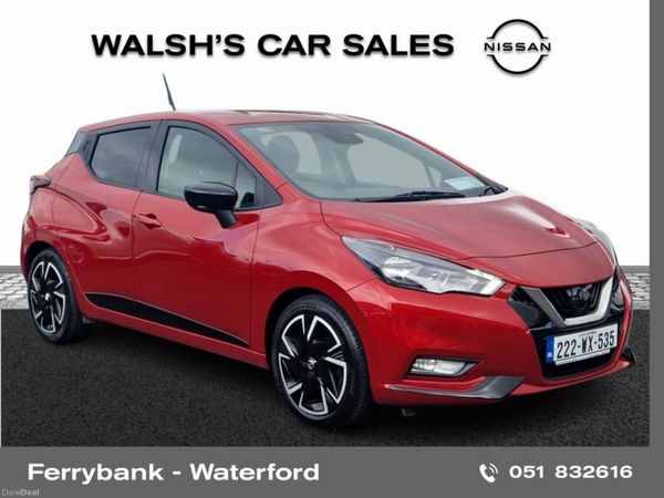Nissan Micra Hatchback, Petrol, 2022, Red