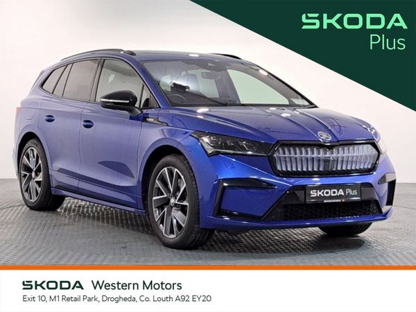 Skoda Enyaq SUV, Electric, 2024, Blue