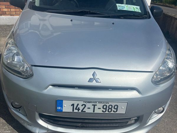 Mitsubishi Space Star Hatchback, Petrol, 2014, Silver