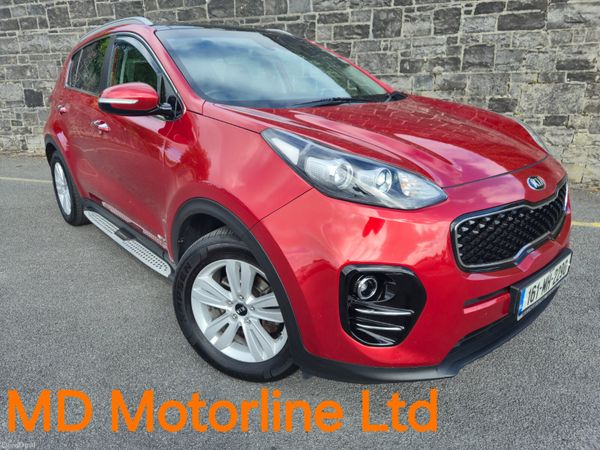 Kia Sportage SUV, Diesel, 2016, Red