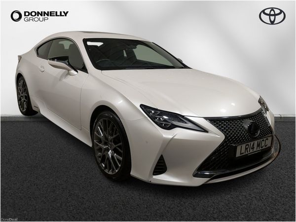 Lexus RC Coupe, Petrol Hybrid, 2019, White