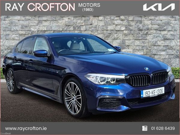 BMW 5-Series Saloon, Diesel, 2019, Blue