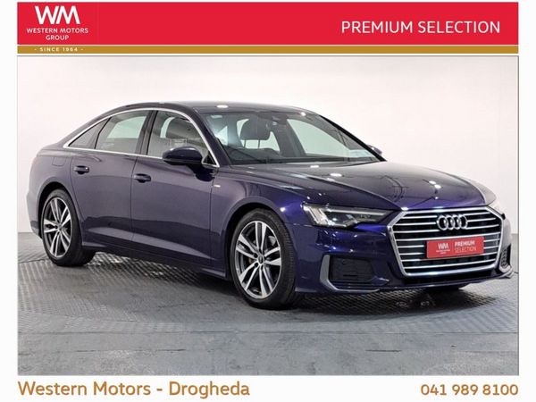 Audi A6 Saloon, Diesel, 2021, Blue