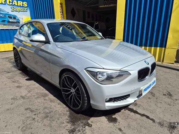BMW 1-Series Hatchback, Diesel, 2015, Silver