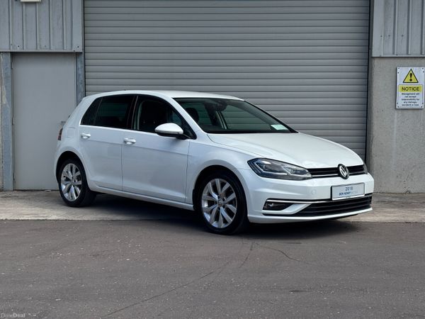 Volkswagen Golf Hatchback, Petrol, 2018, White