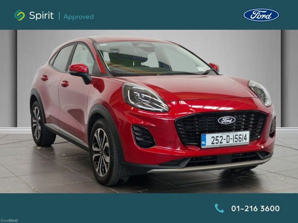 Ford Puma Hatchback, Petrol Hybrid, 2025, Red