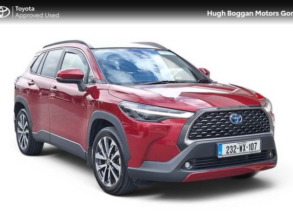 Toyota Corolla Cross SUV, Petrol Hybrid, 2023, Red