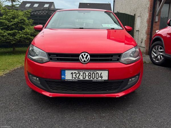 Volkswagen Polo Hatchback, Diesel, 2013, Red