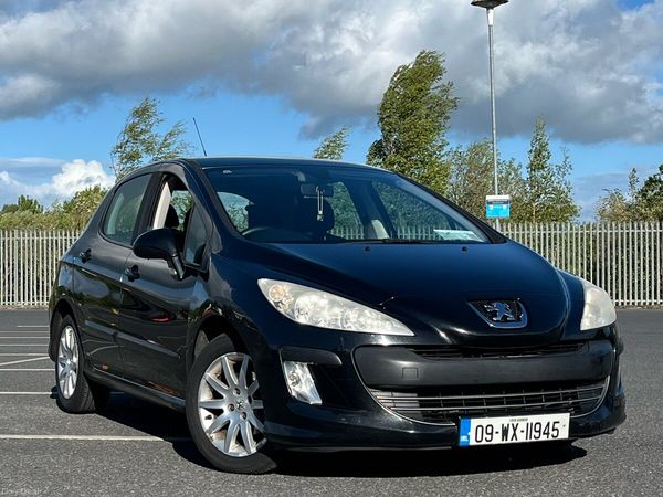 Peugeot 308 Hatchback, Diesel, 2009, Black